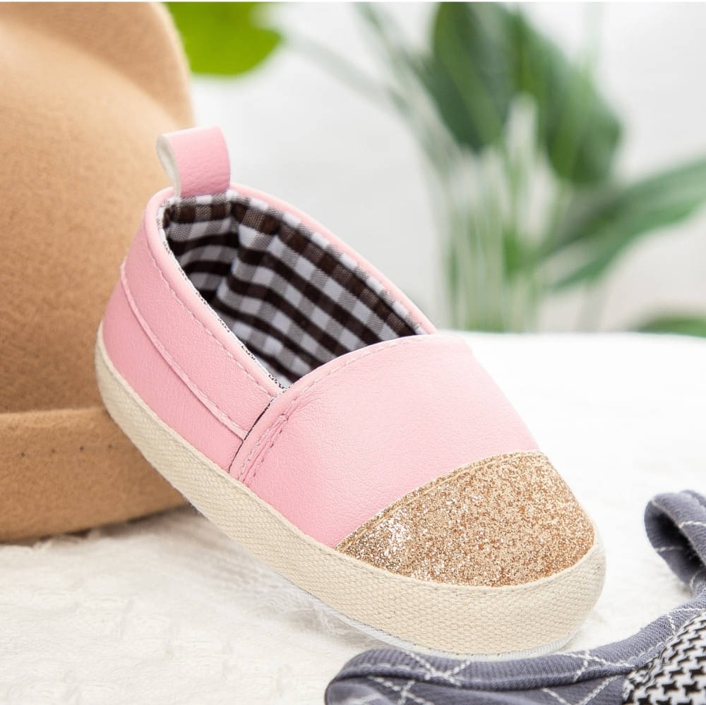     			Neska Moda - Pink Booties For Baby Girl 6-12 Months ( Pack of 1 )