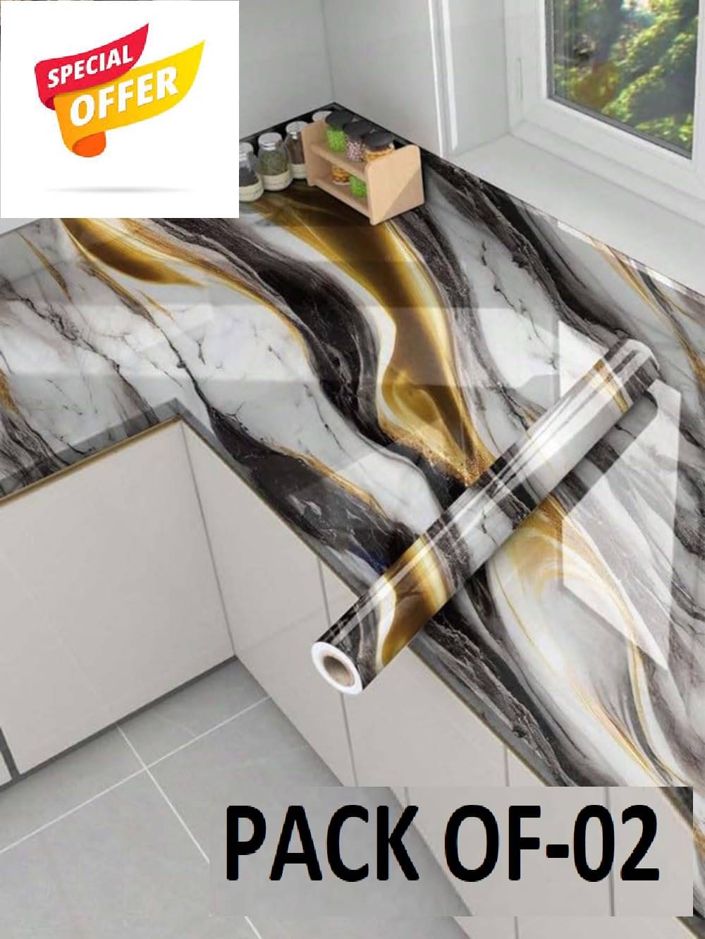 OceanSky Abstract Wallpaper ( 60 x 200 ) cm ( Pack of 2 ) OceanSky Abstract Wallpaper ( 60 x 200 ) cm ( Pack of 2 )