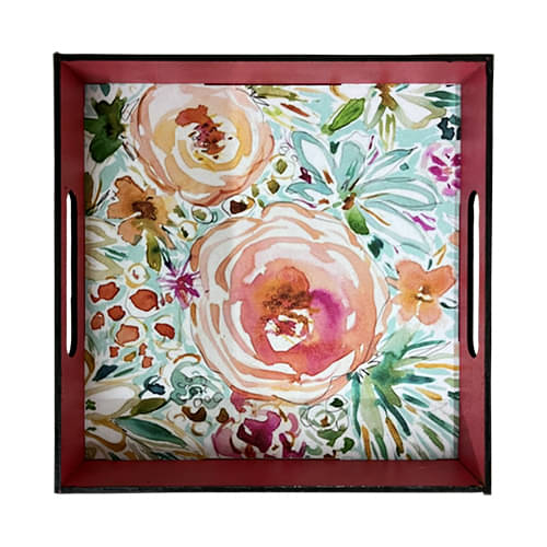    			Penkraft Elevate Your Serving Experience with our Stylish Digital Print MDF Tray Pattern 3
