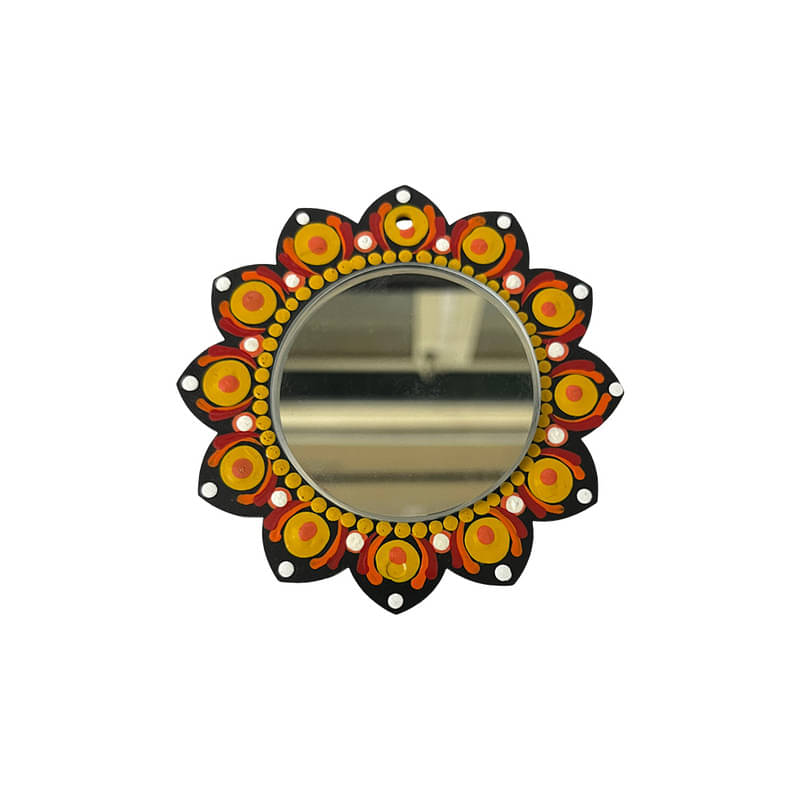     			Penkraft Unique designed Hand Mirror Pattern-5