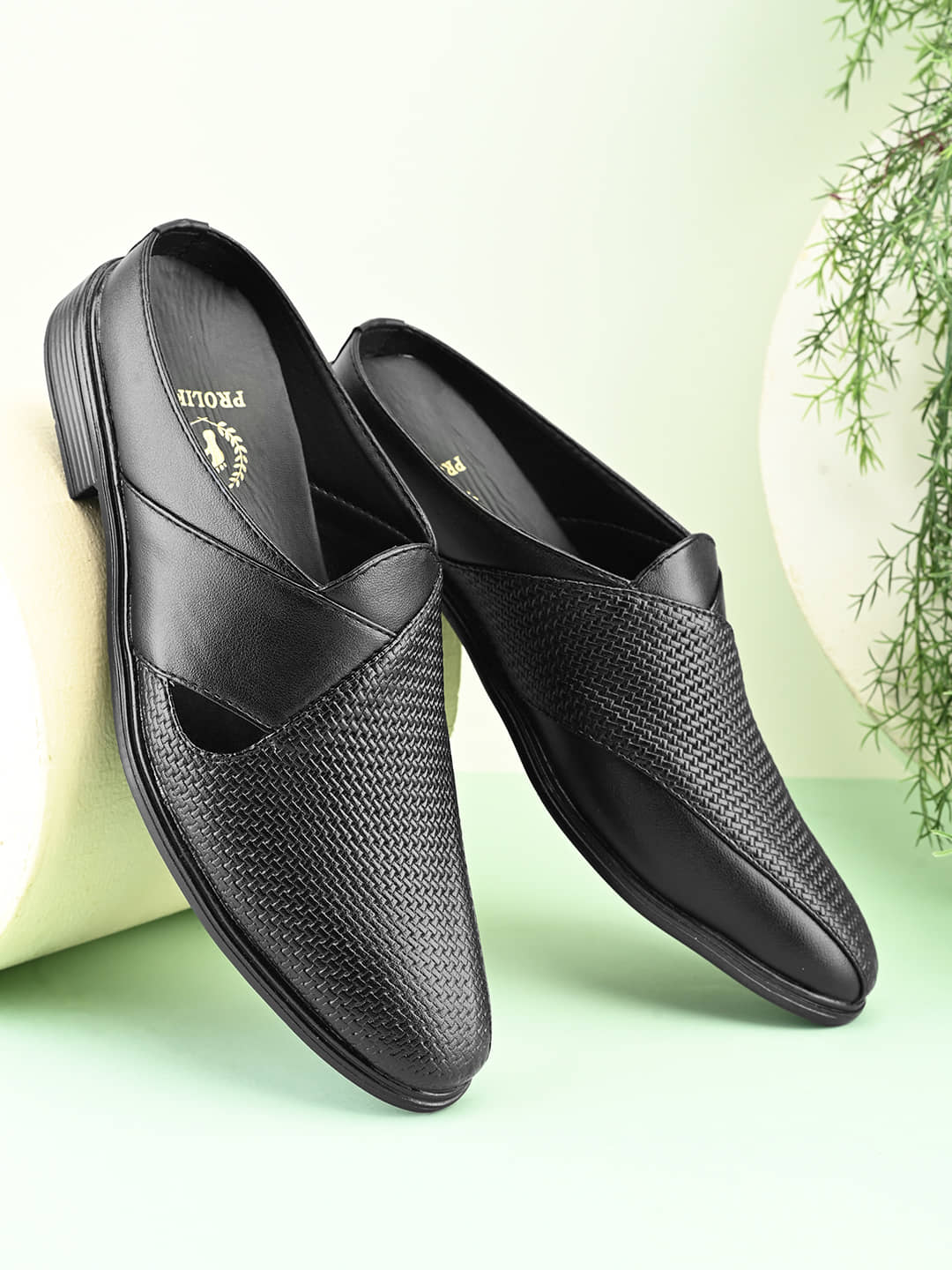 Prolific AK-SND451-Re Black Men's Mules Shoes - Casual Shoes | Buy online on ZillyBuy
