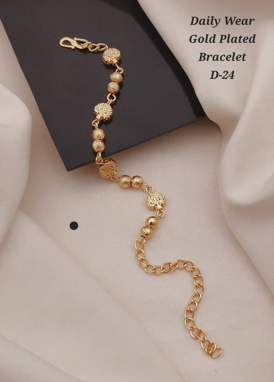 Shivay Fashion Gold Bracelet ( Pack of 1 ) - Bangles & Bracelets | Buy online on ZillyBuy