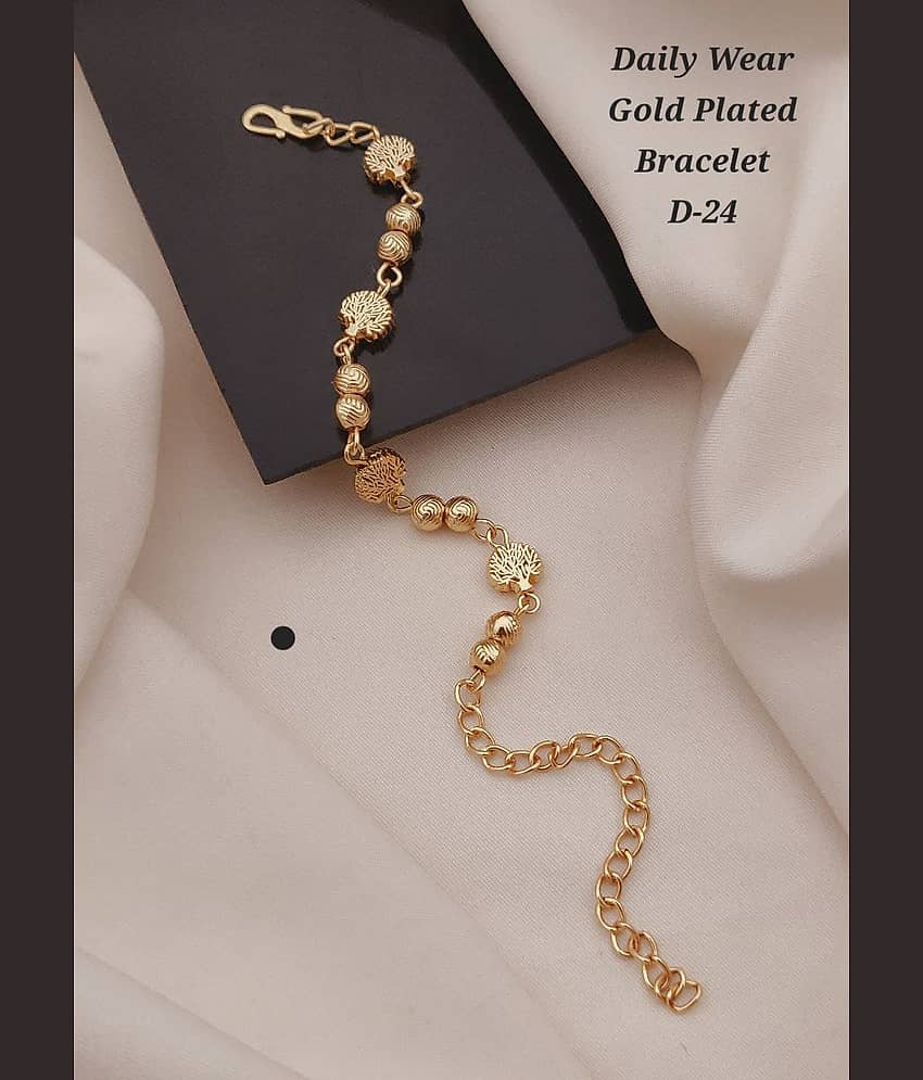 Shivay Fashion Gold Bracelet ( Pack of 1 ) - Bangles & Bracelets | Buy online on ZillyBuy