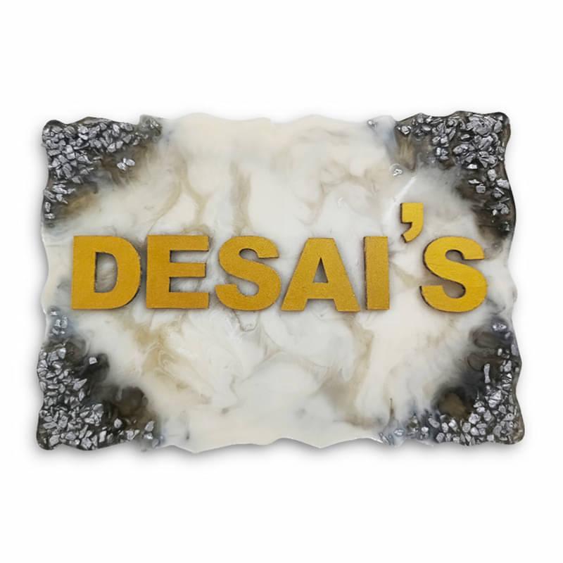     			Unique Hand-Painted Resin Art |Name plate | By Penkraft