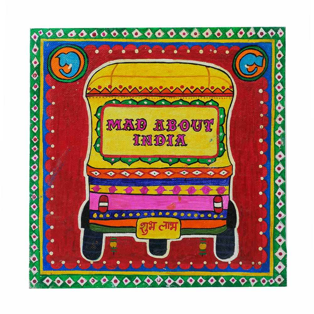     			Unique hand-painted Pop art on Canvas by Penkraft