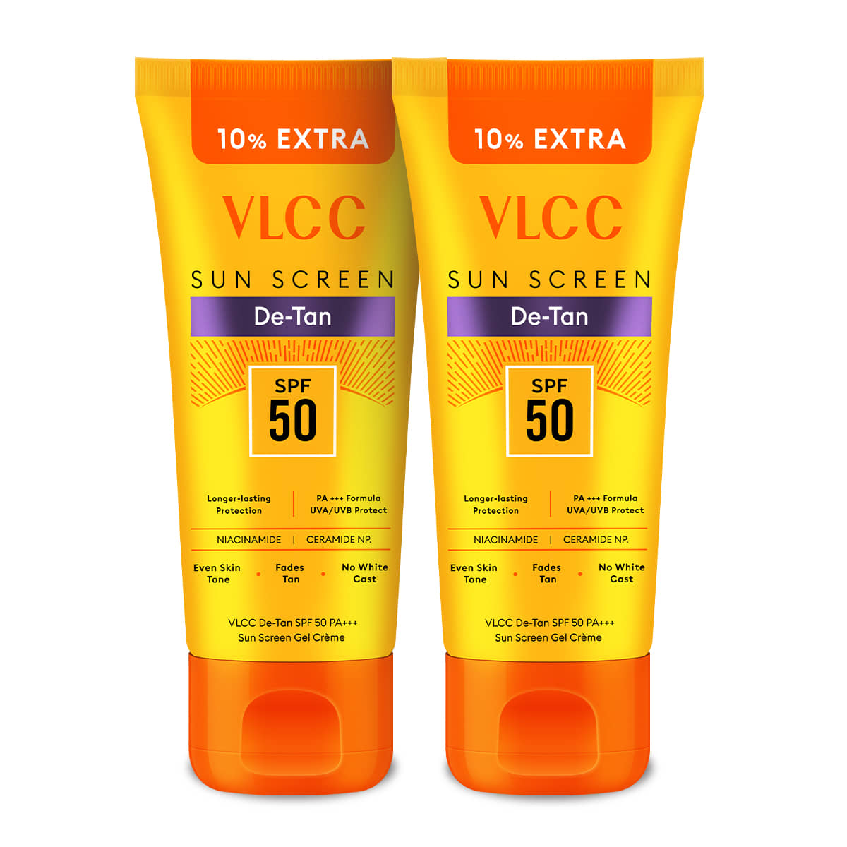 VLCC SPF 50 Sunscreen Gel For All Skin Type ( Pack of 2 )
