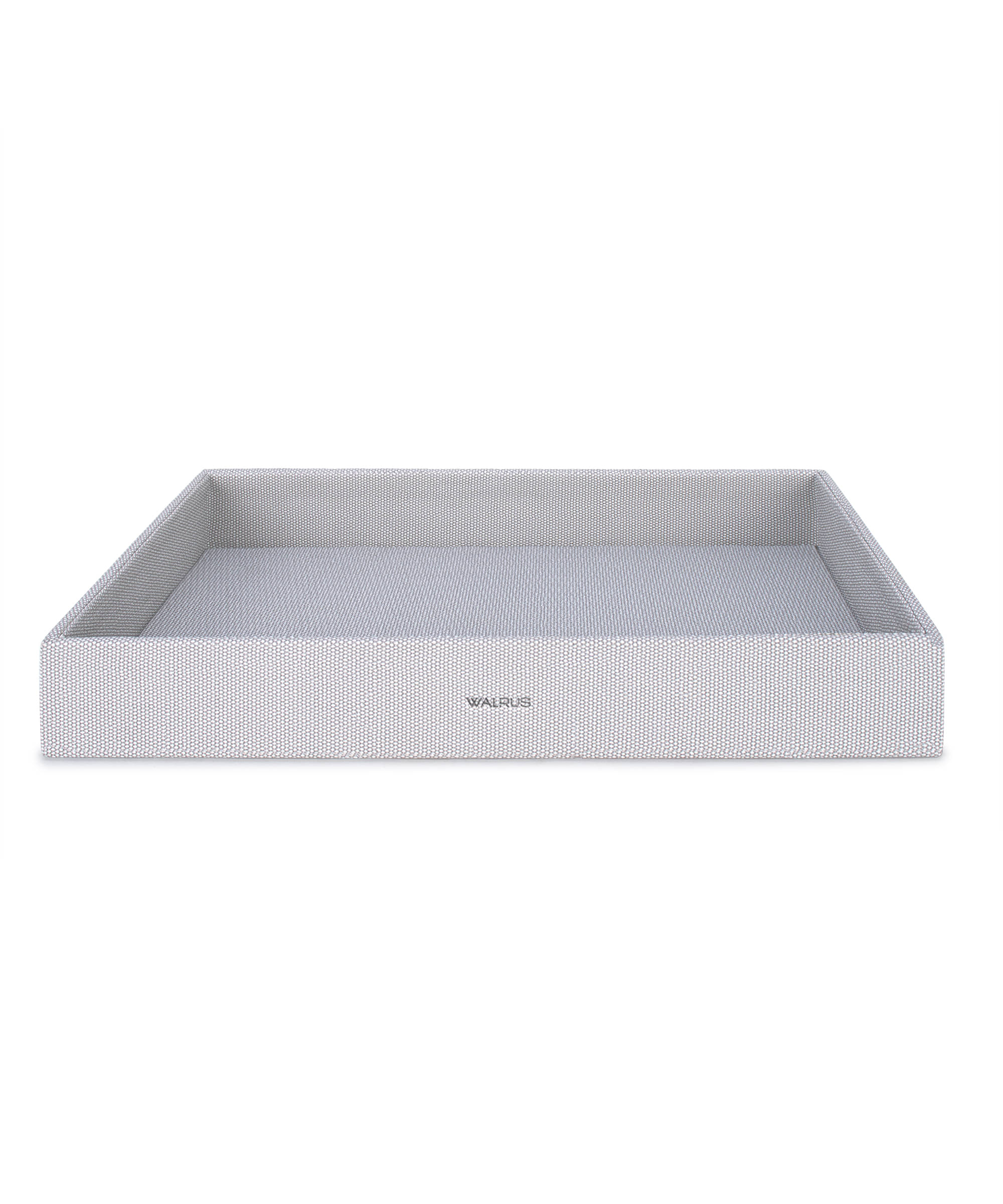     			Walrus Faux Leather Tray Organizer with Wooden Base – Rectangular Desk Storage Box for Keys, Watches, Mobile Phones, Jewellery, Coins, Office Supplies & Cosmetics