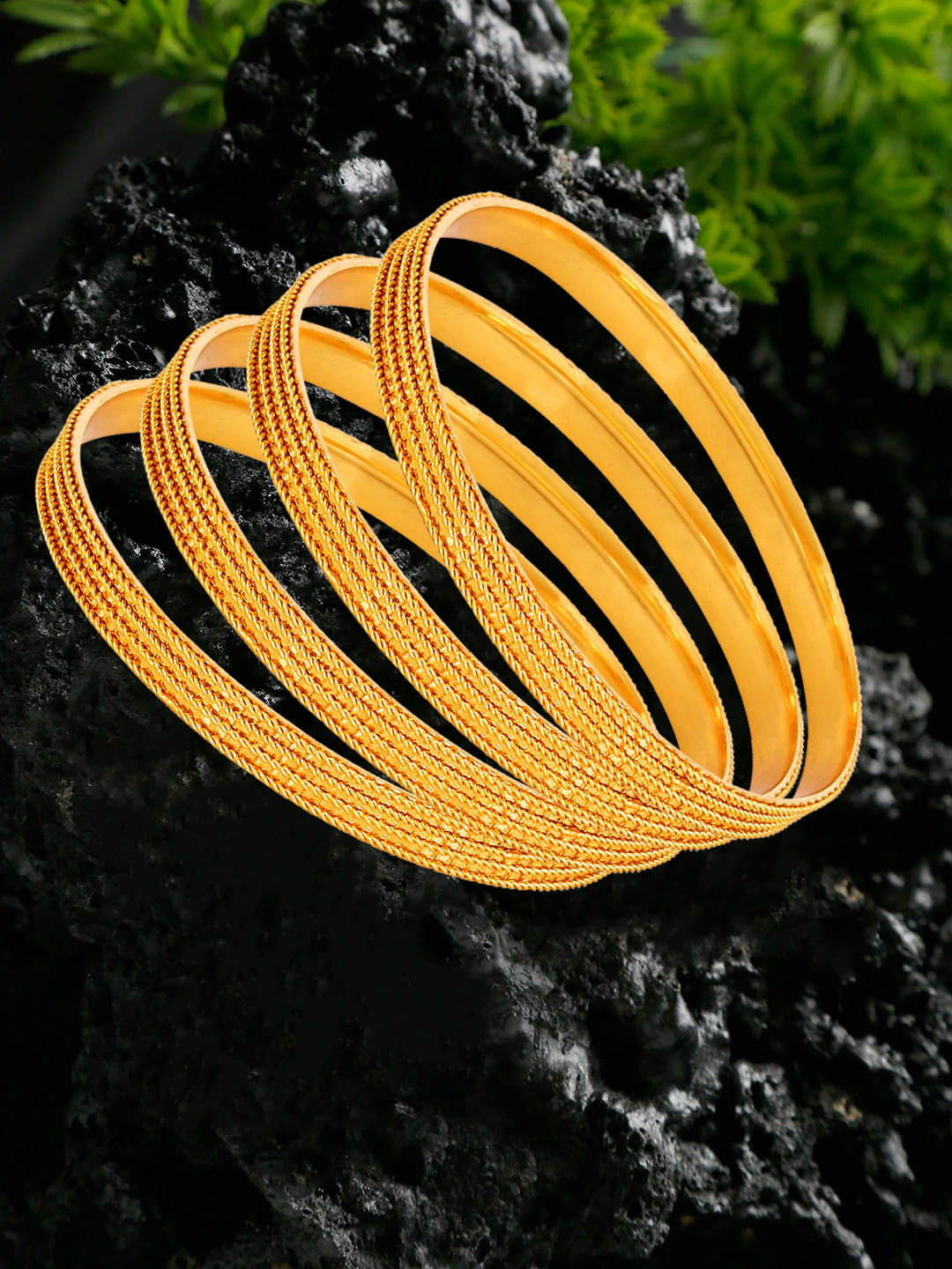 YOUBELLA Gold Bangle ( Pack of 1 ) YOUBELLA Gold Bangle ( Pack of 1 )