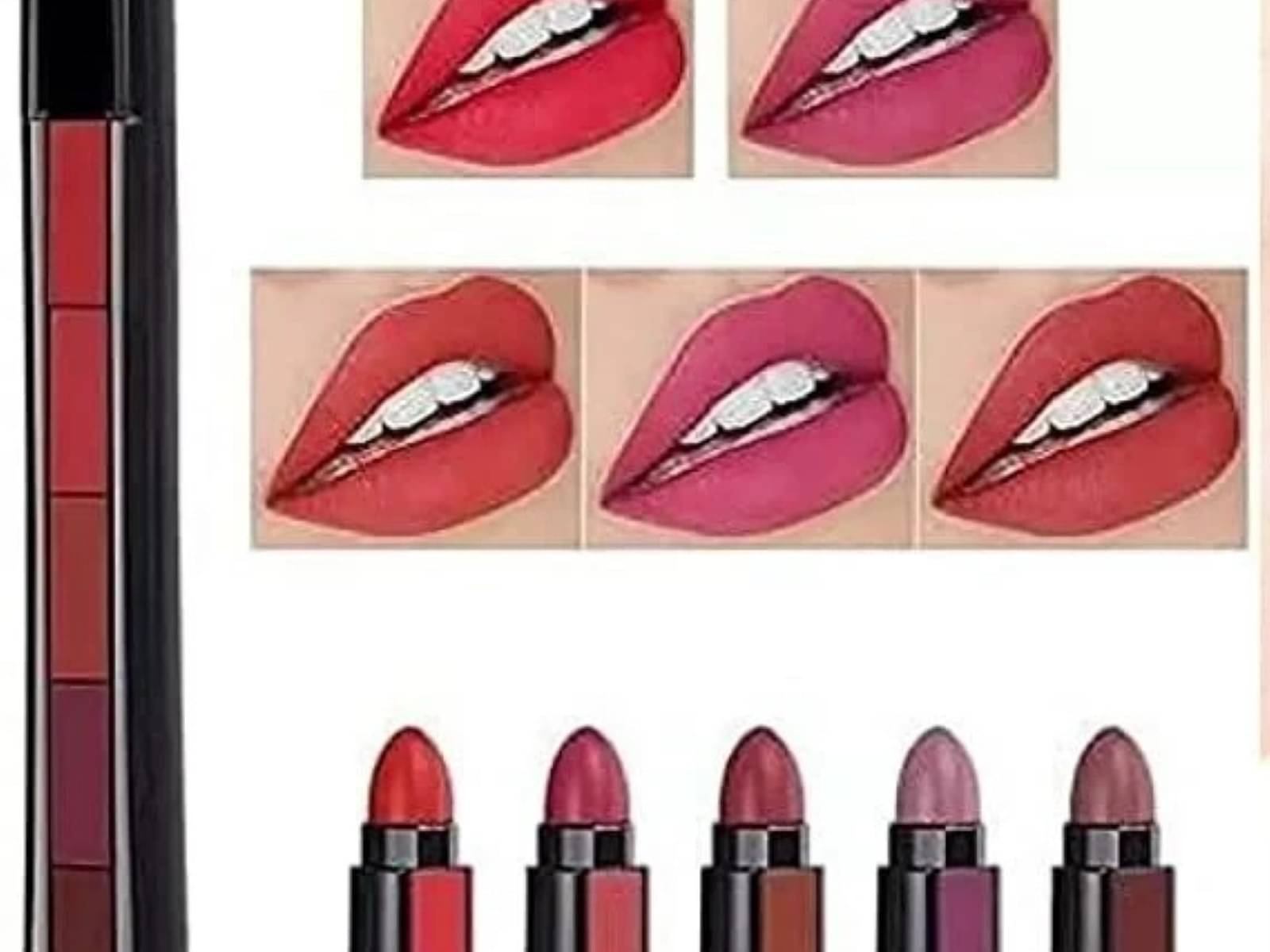     			Yelgo Multi Matte Long Lasting Crayon Lipstick ( Pack of 1 )