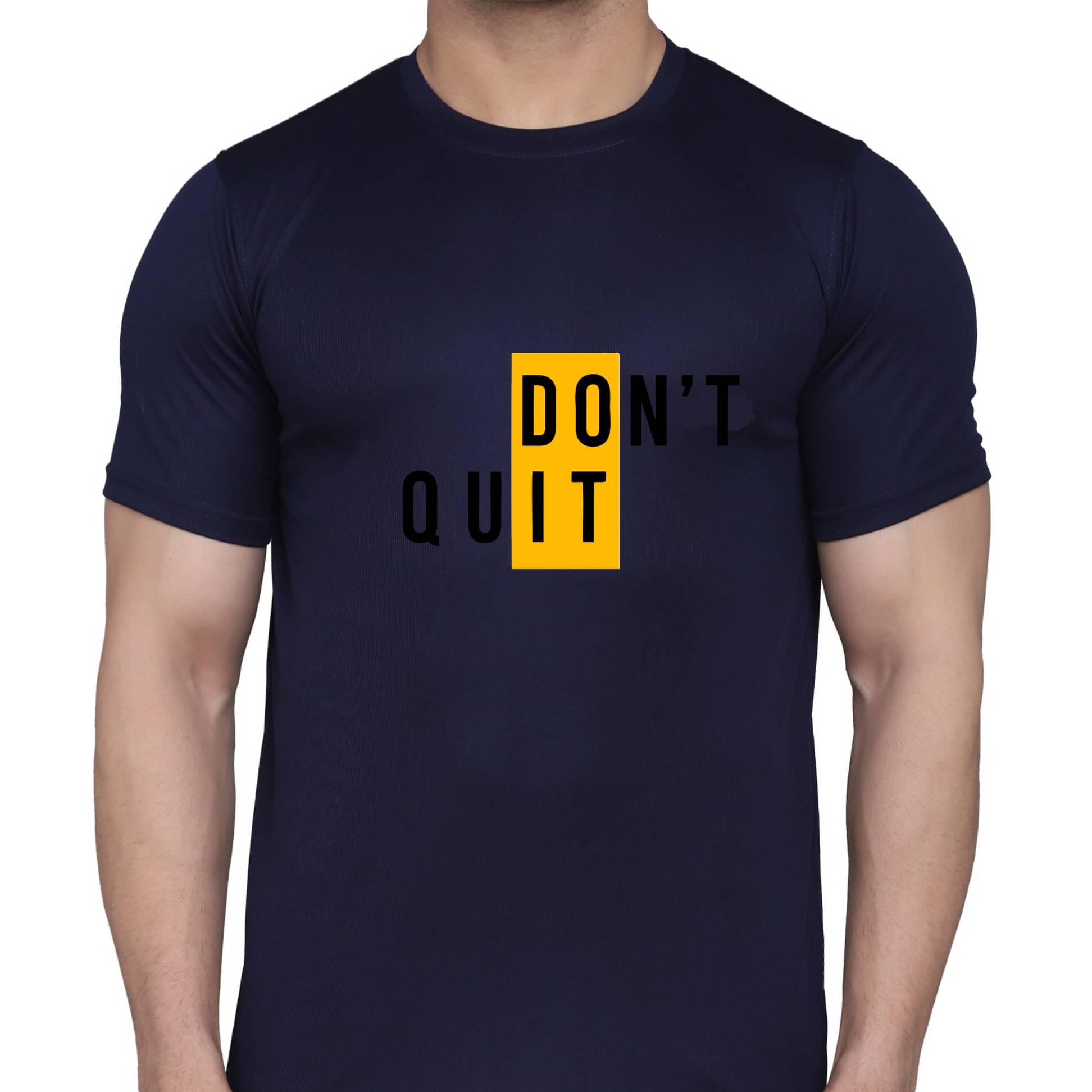 code yellow Men Polyester Regular Fit Solid T-Shirt ( Navy ) code yellow Men Polyester Regular Fit Solid T-Shirt ( Navy )