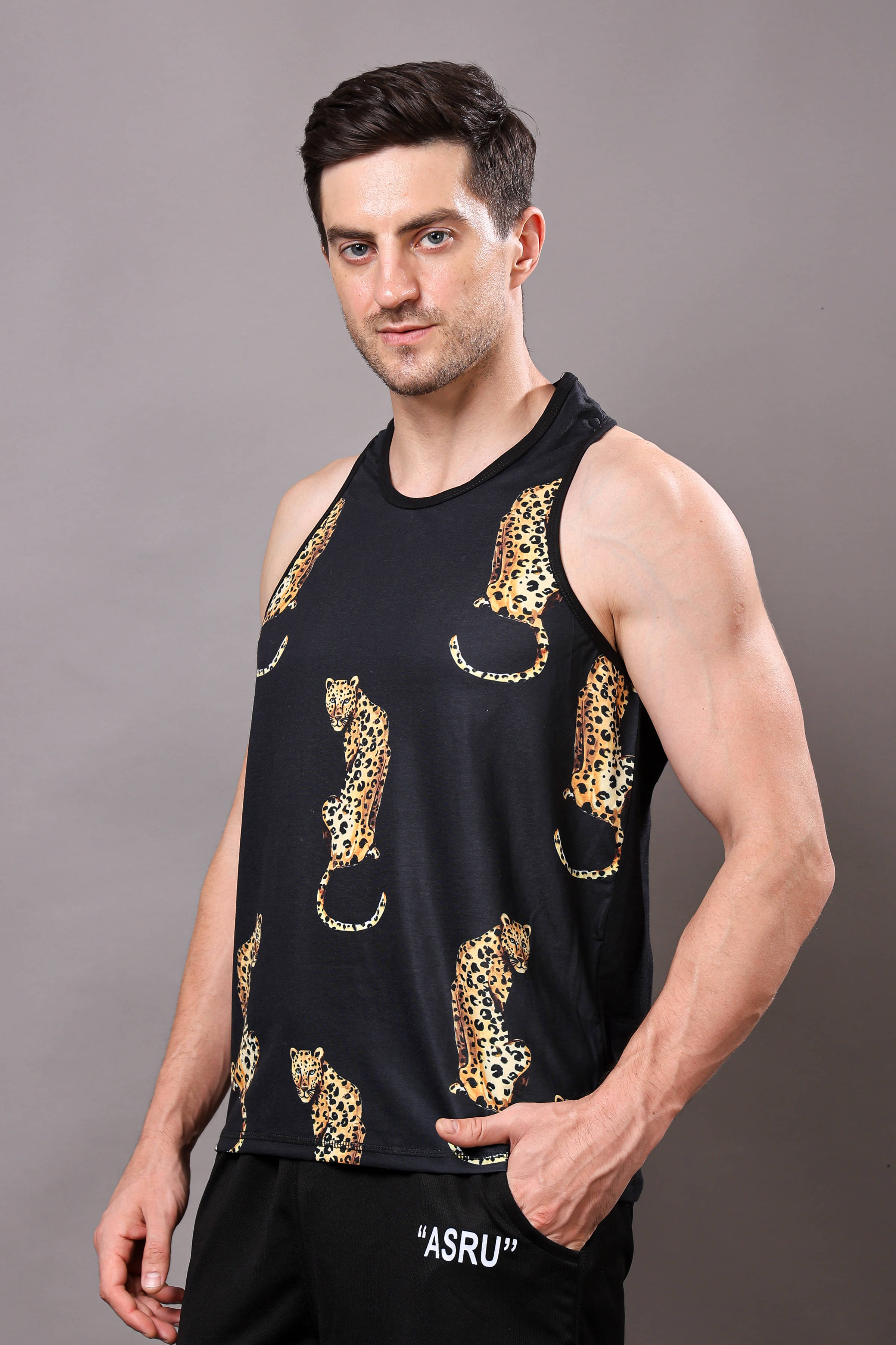 yellow tree Pack of 1 Polyester Gym Vest For Men ( Multicolor ) yellow tree Pack of 1 Polyester Gym Vest For Men ( Multicolor )
