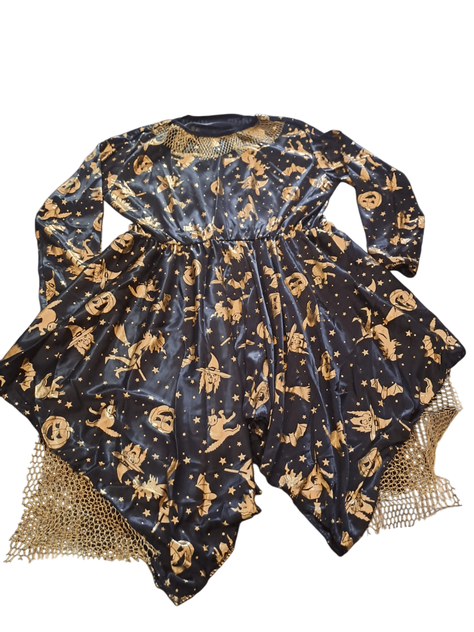 ADHYA Girls Halloween - Character Costume ( Black,Gold ) ADHYA Girls Halloween - Character Costume ( Black,Gold )