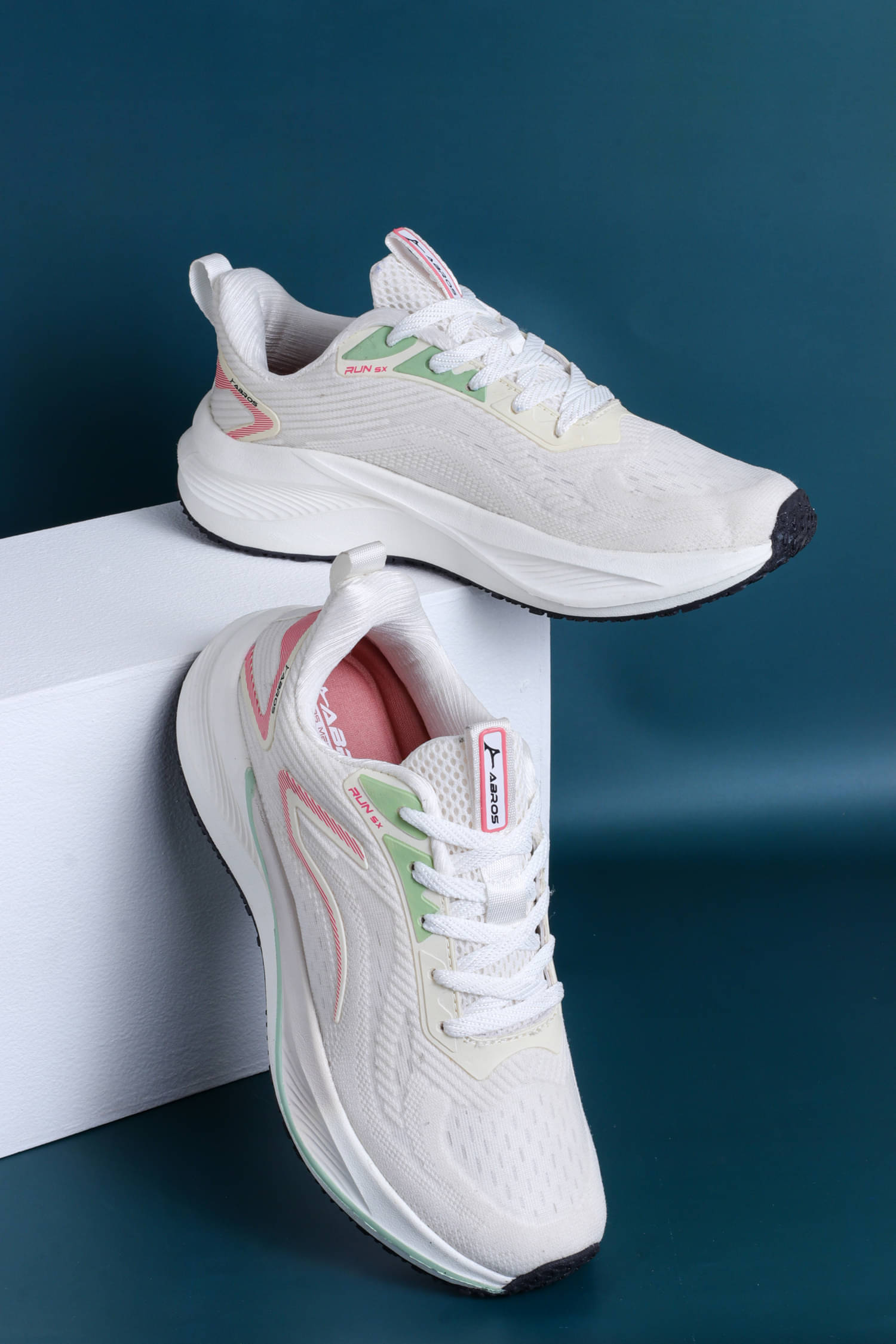     			Abros - Cream Women's Running Shoes
