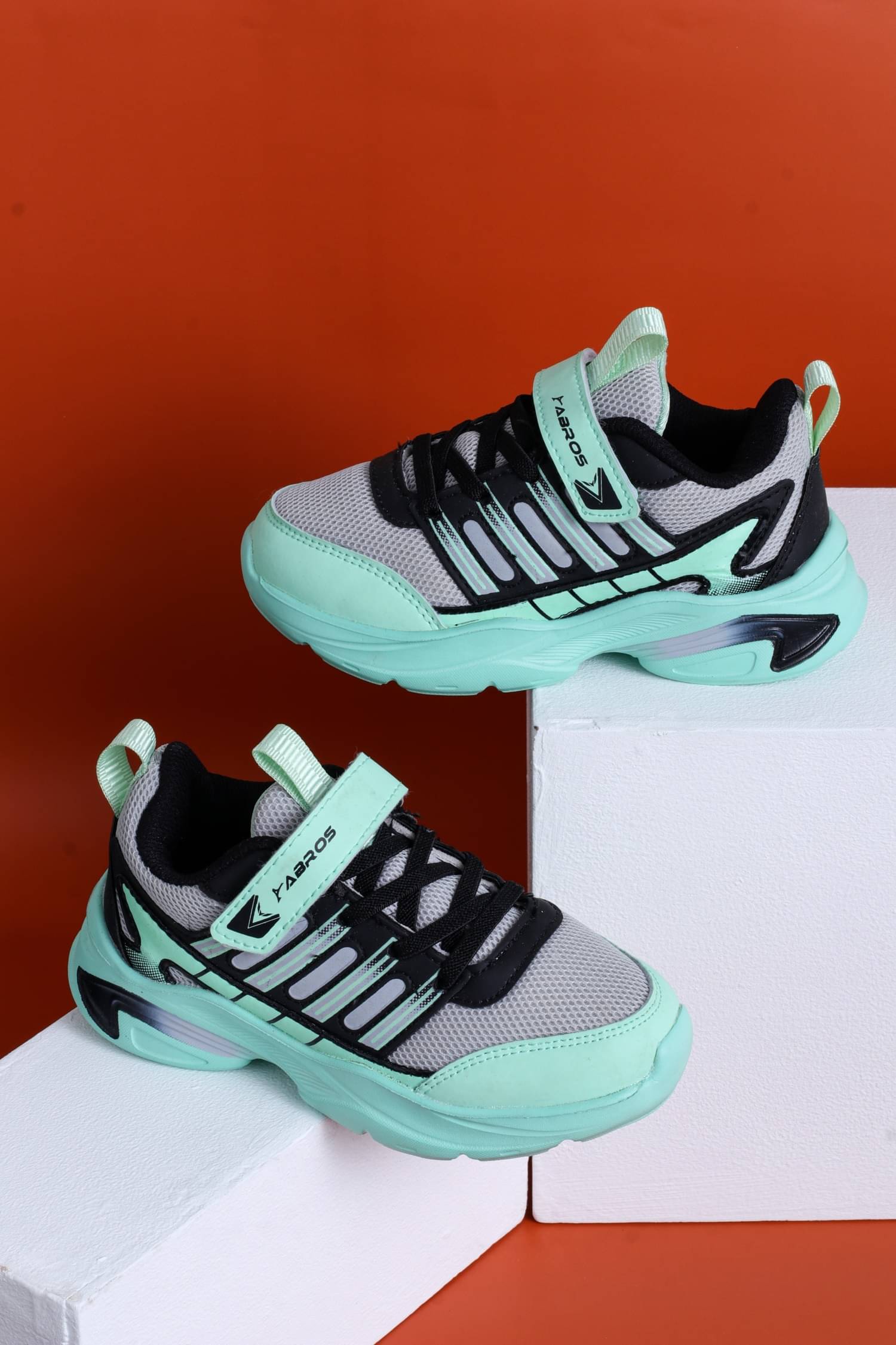     			Abros - Mint Green Boy's Running Shoes ( 1 Pair )