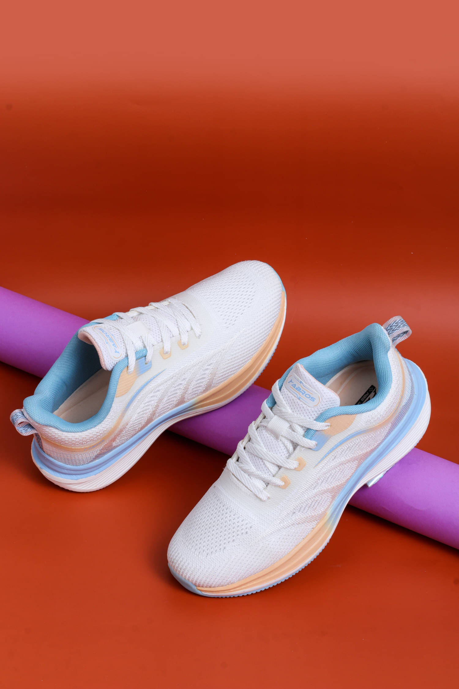    			Abros - Off White Women's Running Shoes