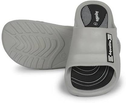     			Aqualite Light Grey Men's Slide Flip Flop