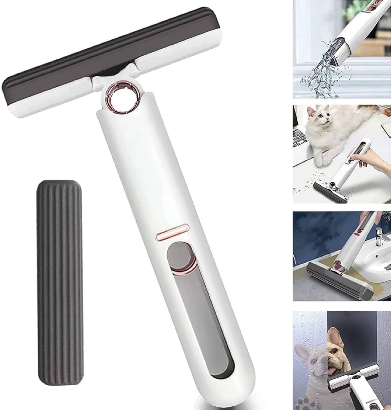     			BECKONMART Handle Mop ( Extendable Mop Handle with 360 Degree Movement )