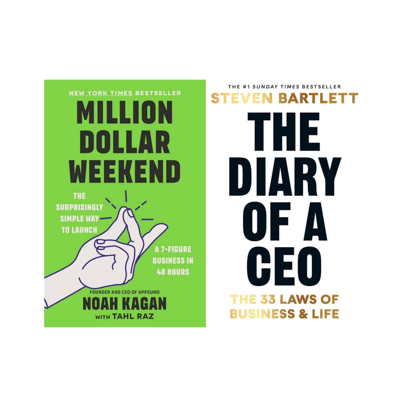 Bestselling Books The Diary of a CEO & Million Dollar Weekend By Noah Kagan Bestselling Books The Diary of a CEO & Million Dollar Weekend By Noah Kagan