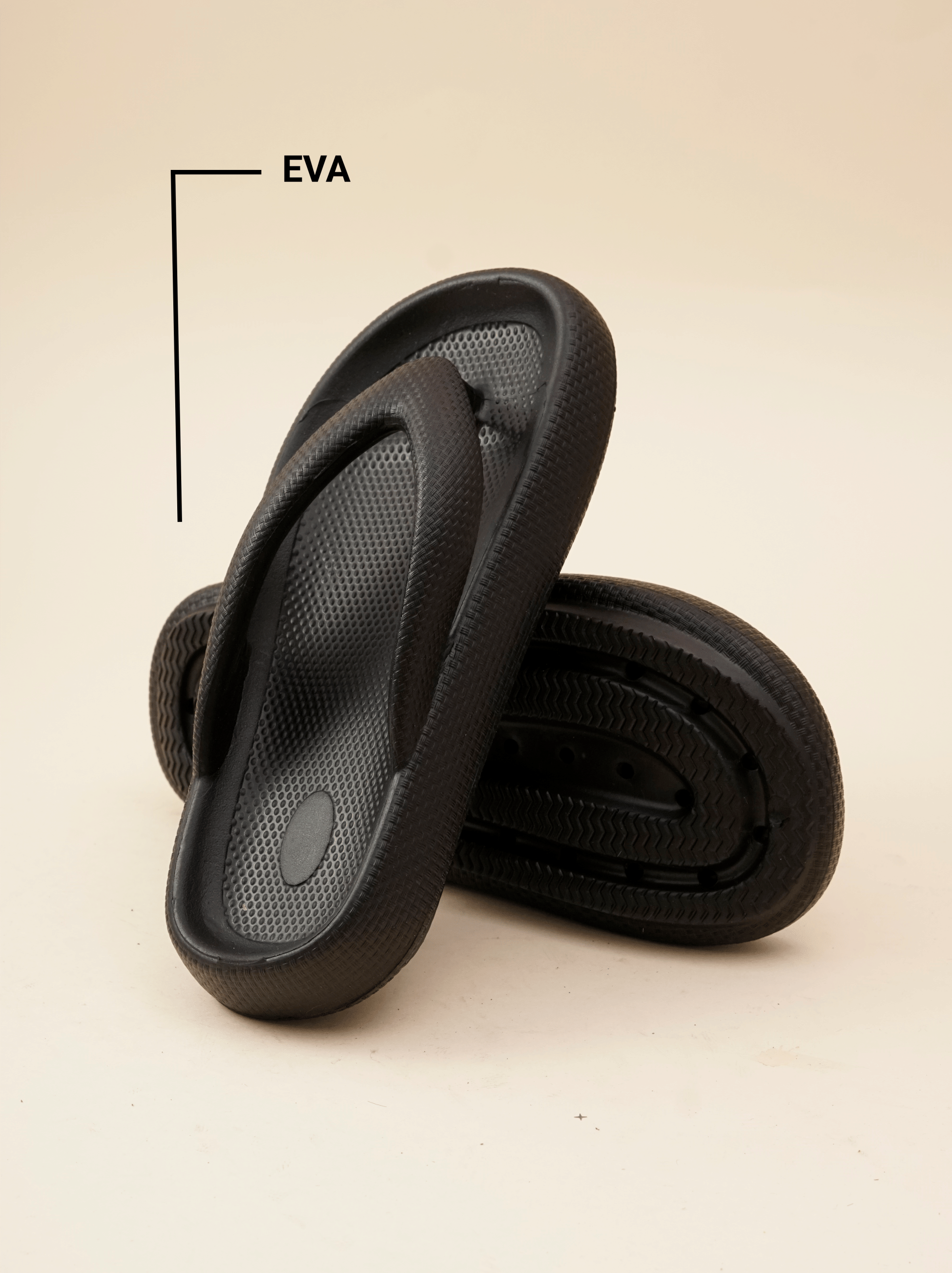     			Big Fox Black Women's Flip Flop