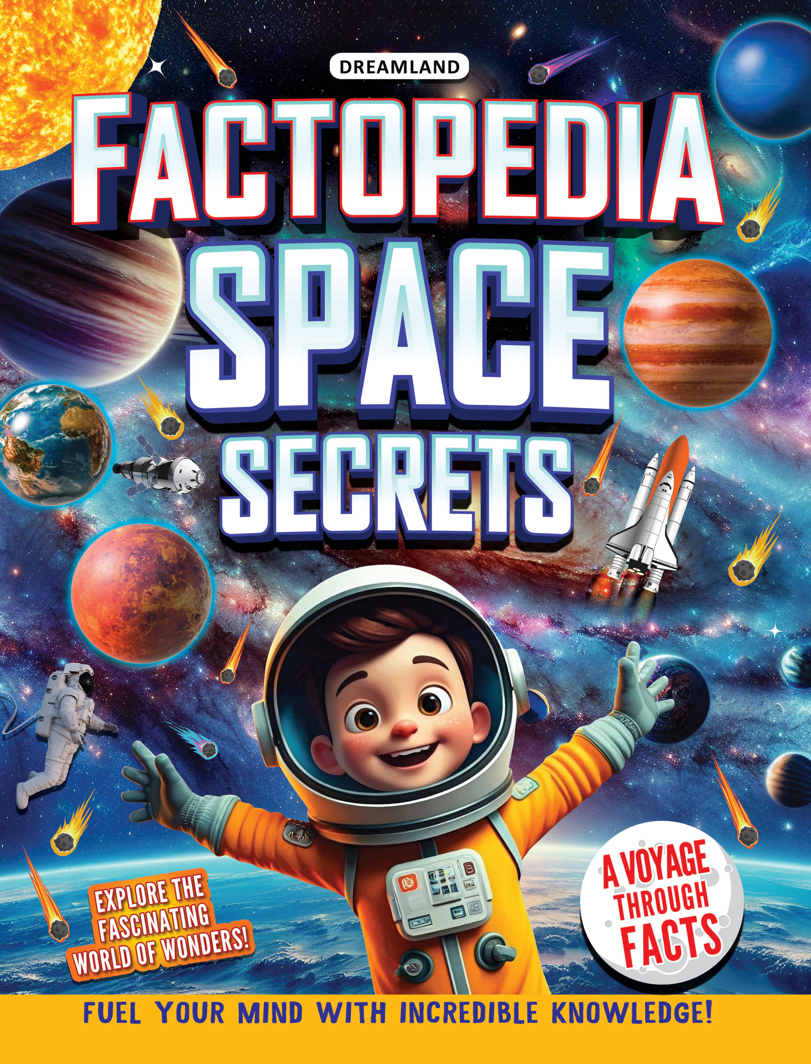     			Factopedia Space Secrets: Fun and Mind-Blowing Facts About Space for Kids Ages 6–10