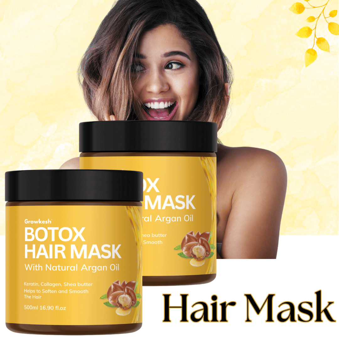     			Growkesh Deep Repair Hair Mask For Wavy Hair ( Pack of 2 )