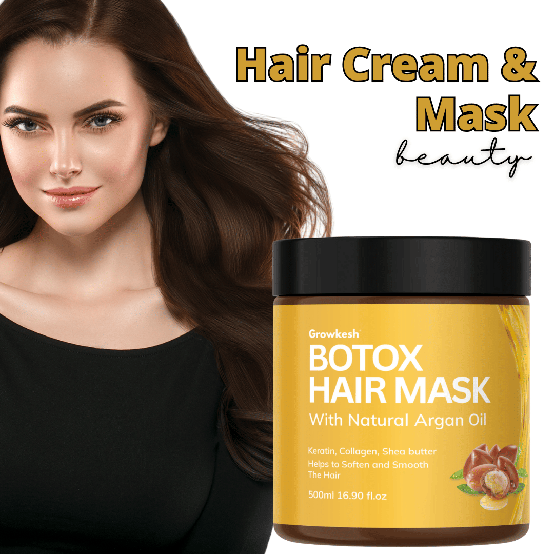     			Growkesh Volumizing Hair Mask For Frizzy Hair ( Pack of 1 )