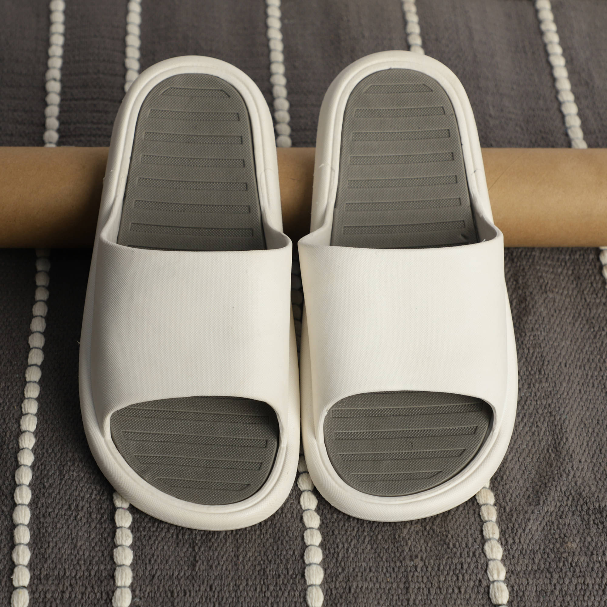     			Guardian Off White Men's Slide Flip Flop