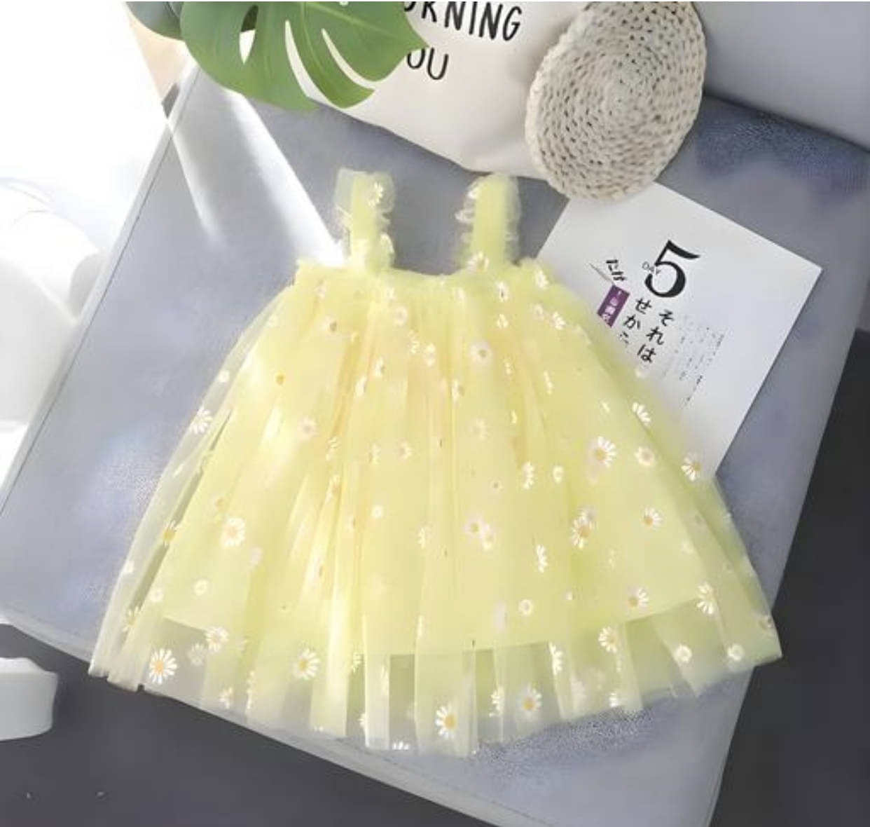 HARPITA Net Frock For Baby Girls ( Pack of 1 , Yellow ) HARPITA Net Frock For Baby Girls ( Pack of 1 , Yellow )