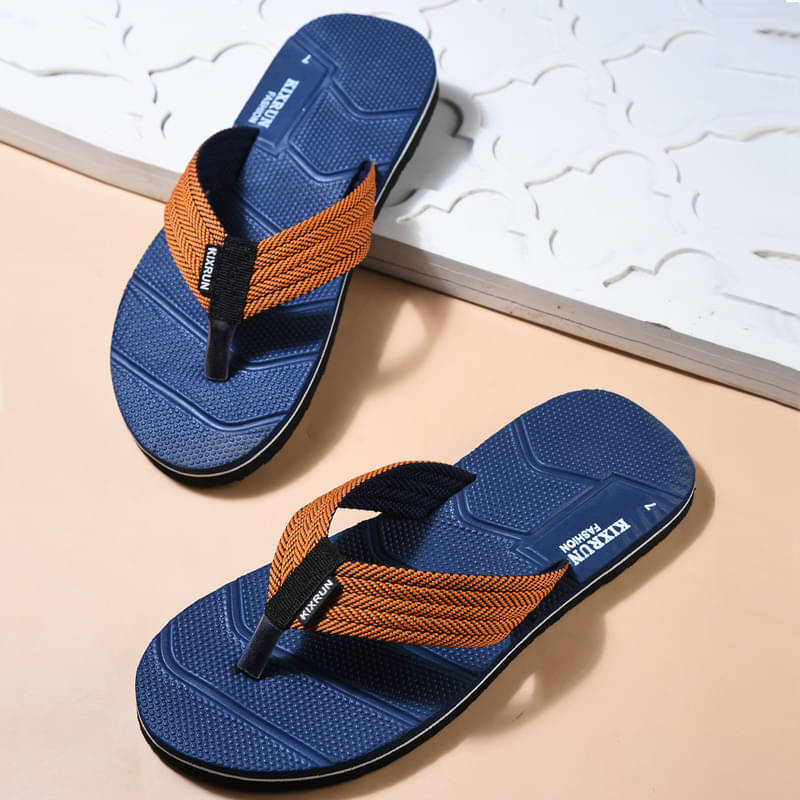     			KIXRUN FASHION Blue Men's Daily Slipper