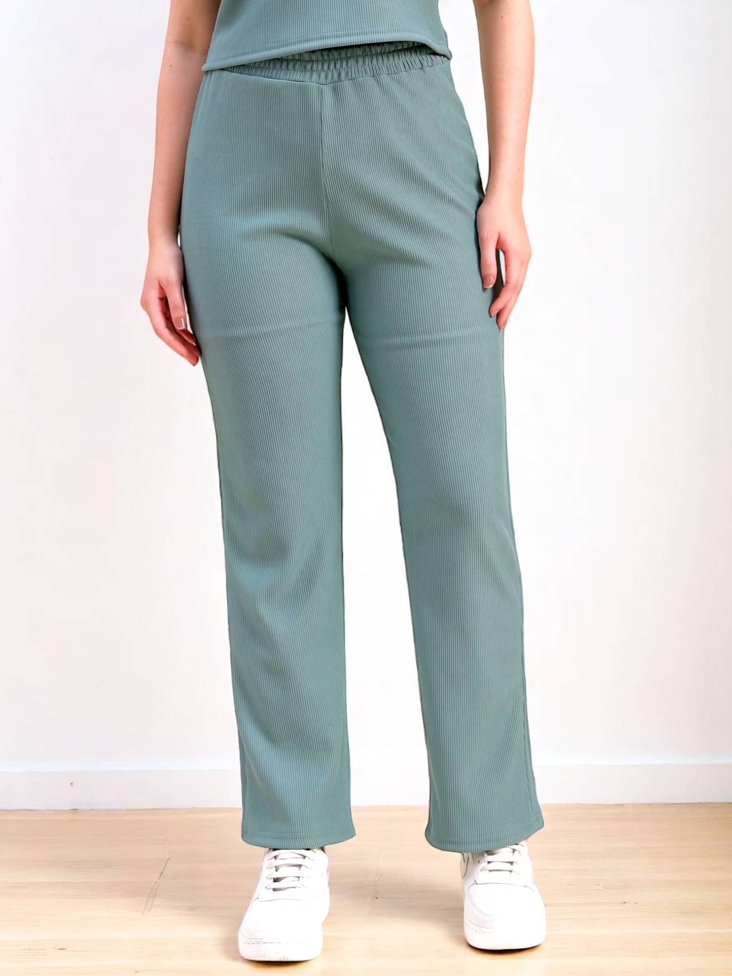     			Leewan Mint Green Cotton Women's Running Trackpants ( Pack of 1 )