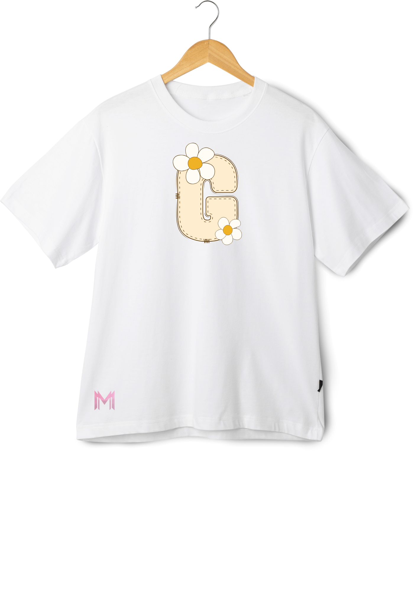     			Maddock Women Polyester Printed Regular Fit Round Neck T-Shirt ( White )