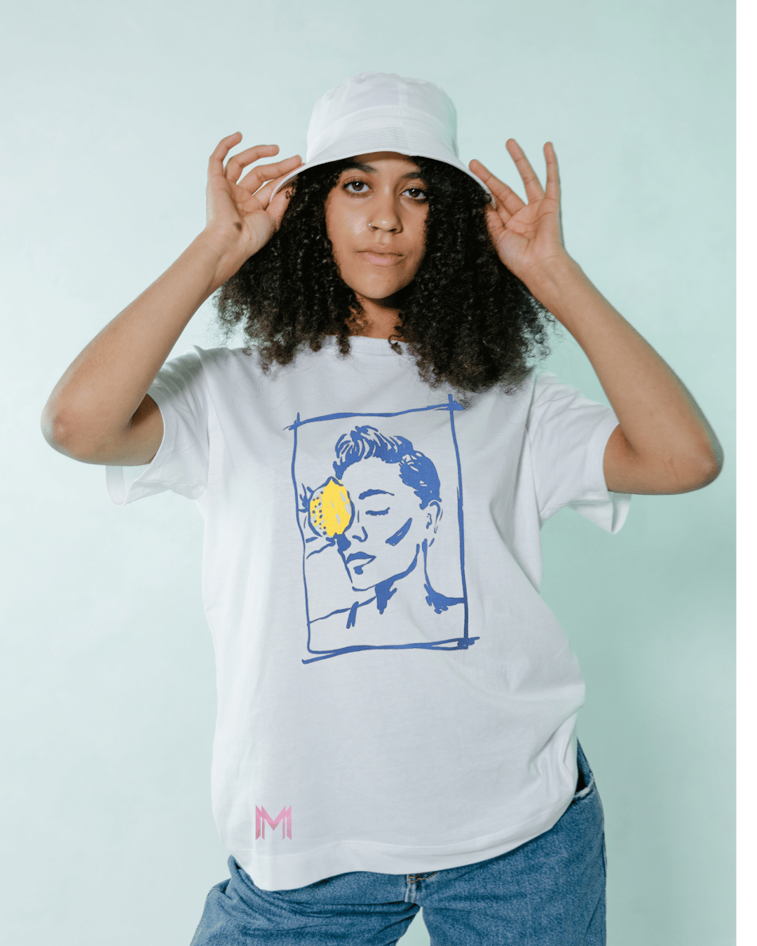     			Maddock Women Polyester Printed Regular Fit Round Neck T-Shirt ( White )