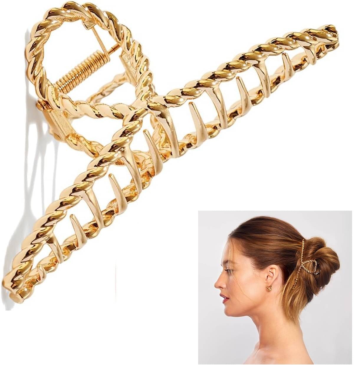     			Rhosyn Gold Women's Clutcher ( Pack of 2 )