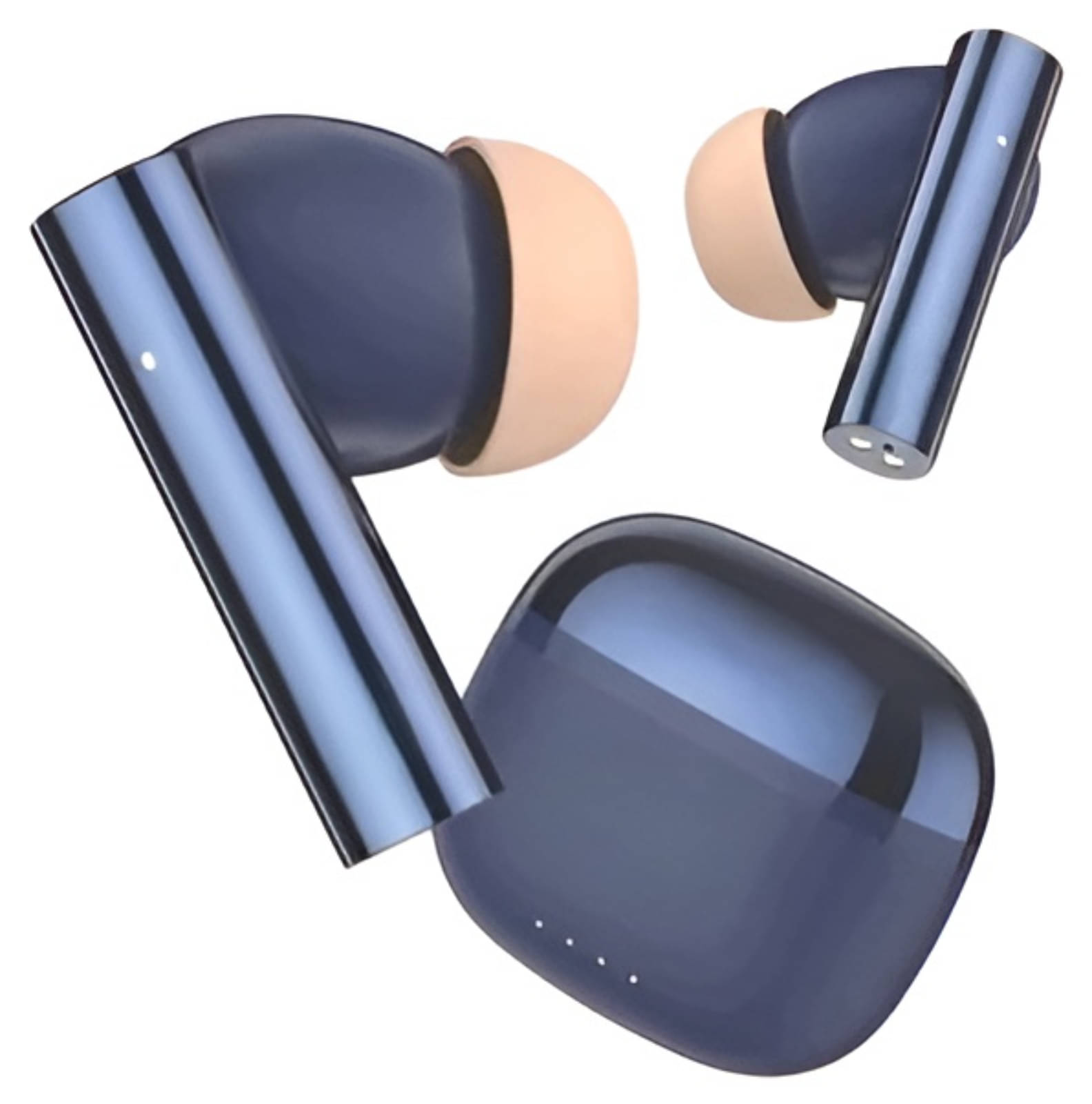     			VERONIC 171X Truly Wireless in Ear Earbuds with 50H Playtime, AI-ENC Mic, Bluetooth 5.4 with 45ms Low Latency Gaming, 13mm Bass Drivers, Type-C Fast Charging, Touch Controls, IPX5 Ear Buds TWS