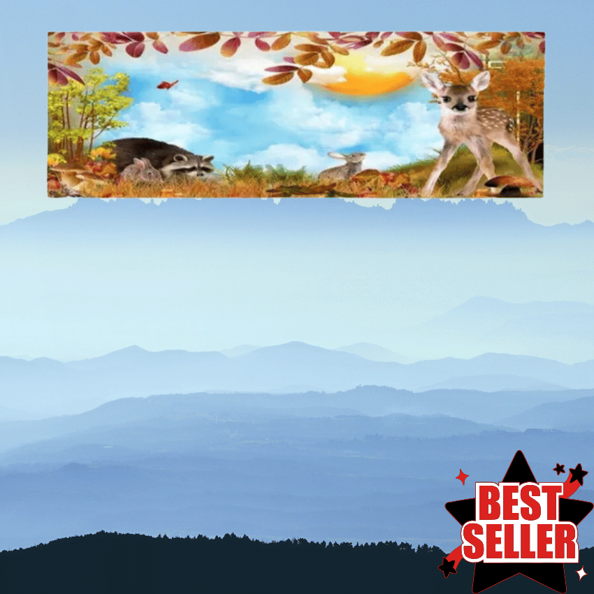     			Woozie Single Poly-Cotton Multi AC Cover for Split AC