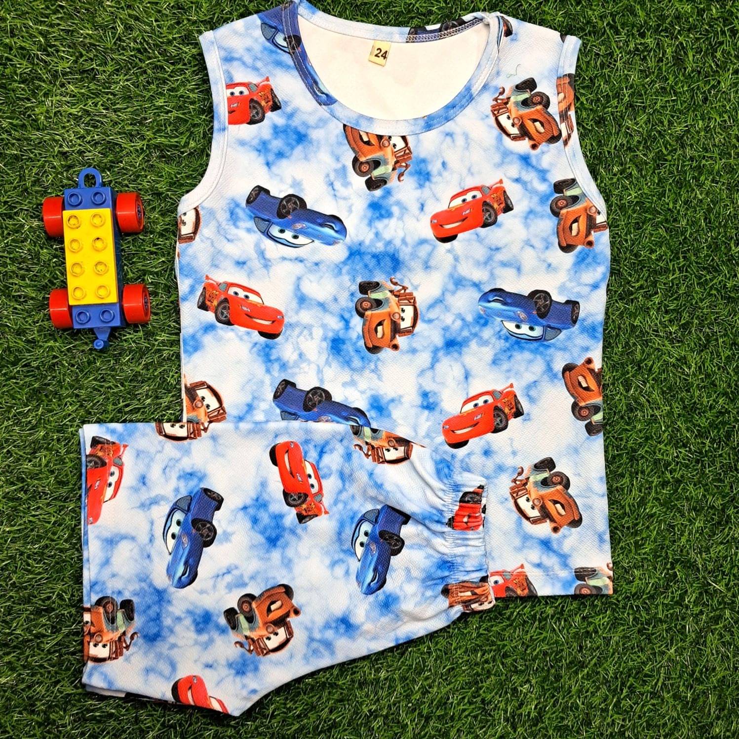 s muktar garments Pack of 1 Unisex Cotton Blend T-Shirt & Shorts Set ( Multicolor )     			s muktar garments Pack of 1 Unisex Cotton Blend T-Shirt & Shorts Set ( Multicolor )
