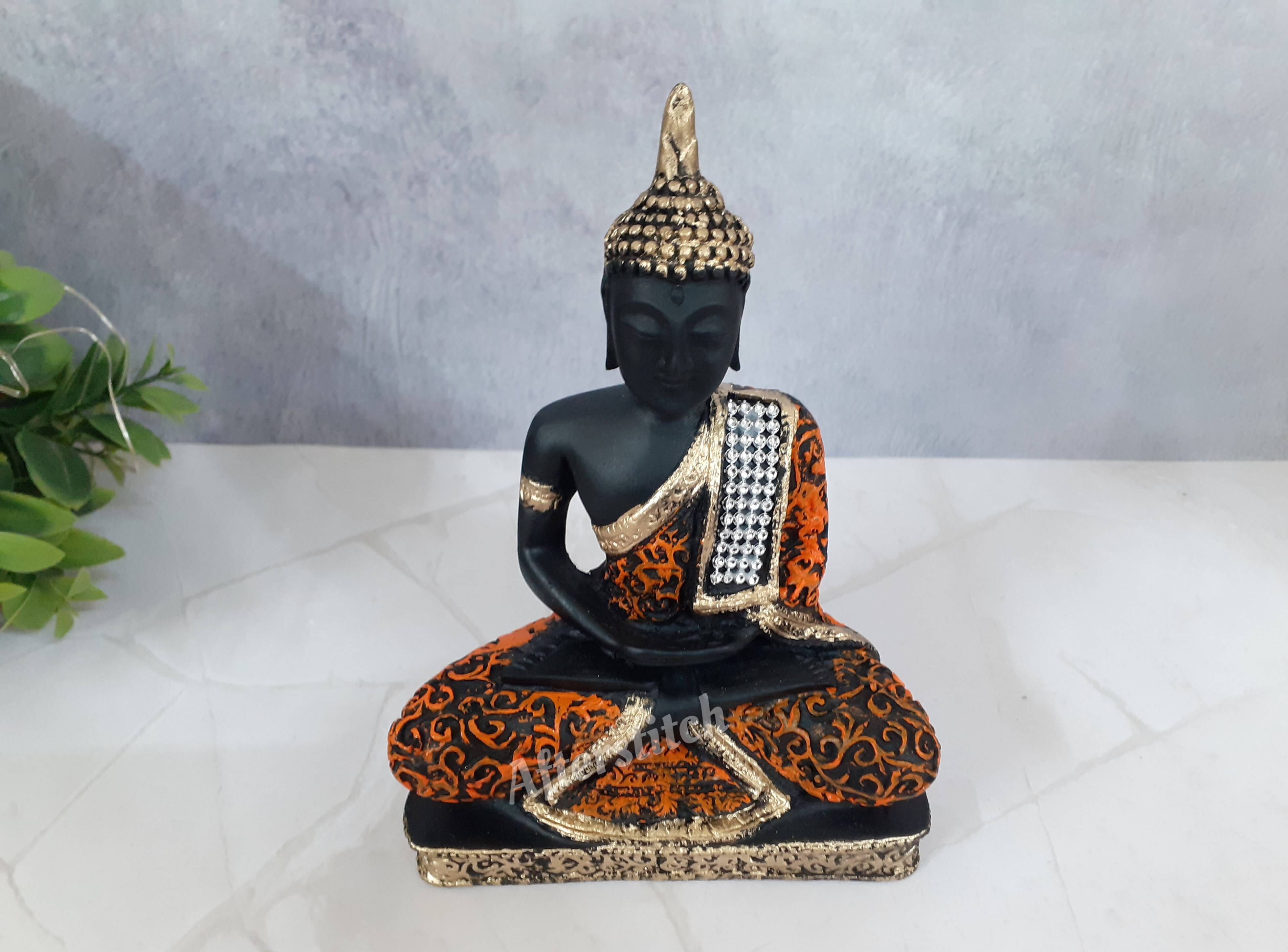 AFTERSTITCH Meditating Lord Gautam Buddha Idol Statue for Home Office Living Room Table Decor,Gift showpieces AFTERSTITCH Meditating Lord Gautam Buddha Idol Statue for Home Office Living Room Table Decor,Gift showpieces