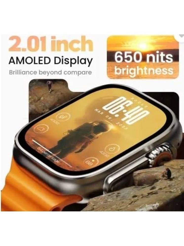 AMOLED BT Calling Smart Watch with Silicone Strap Upto 1-2 days Backup     			AMOLED BT Calling Smart Watch with Silicone Strap Upto 1-2 days Backup