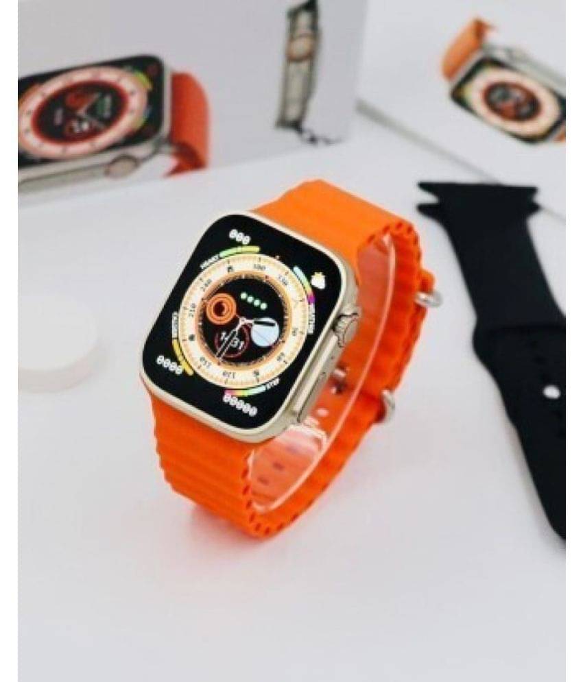 AMOLED BT Calling Smart Watch with Silicone Strap Upto 1-2 days Backup AMOLED BT Calling Smart Watch with Silicone Strap Upto 1-2 days Backup