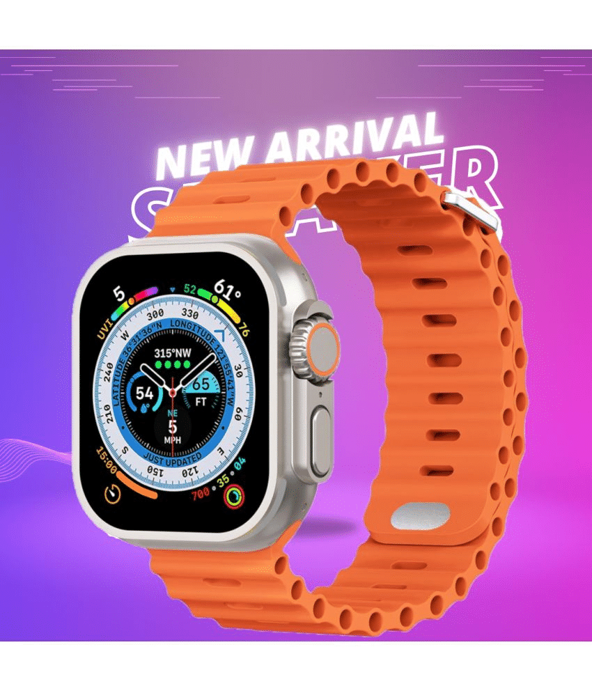AMOLED BT Calling Smart Watch with Silicone Strap Upto 1-2 days Backup AMOLED BT Calling Smart Watch with Silicone Strap Upto 1-2 days Backup