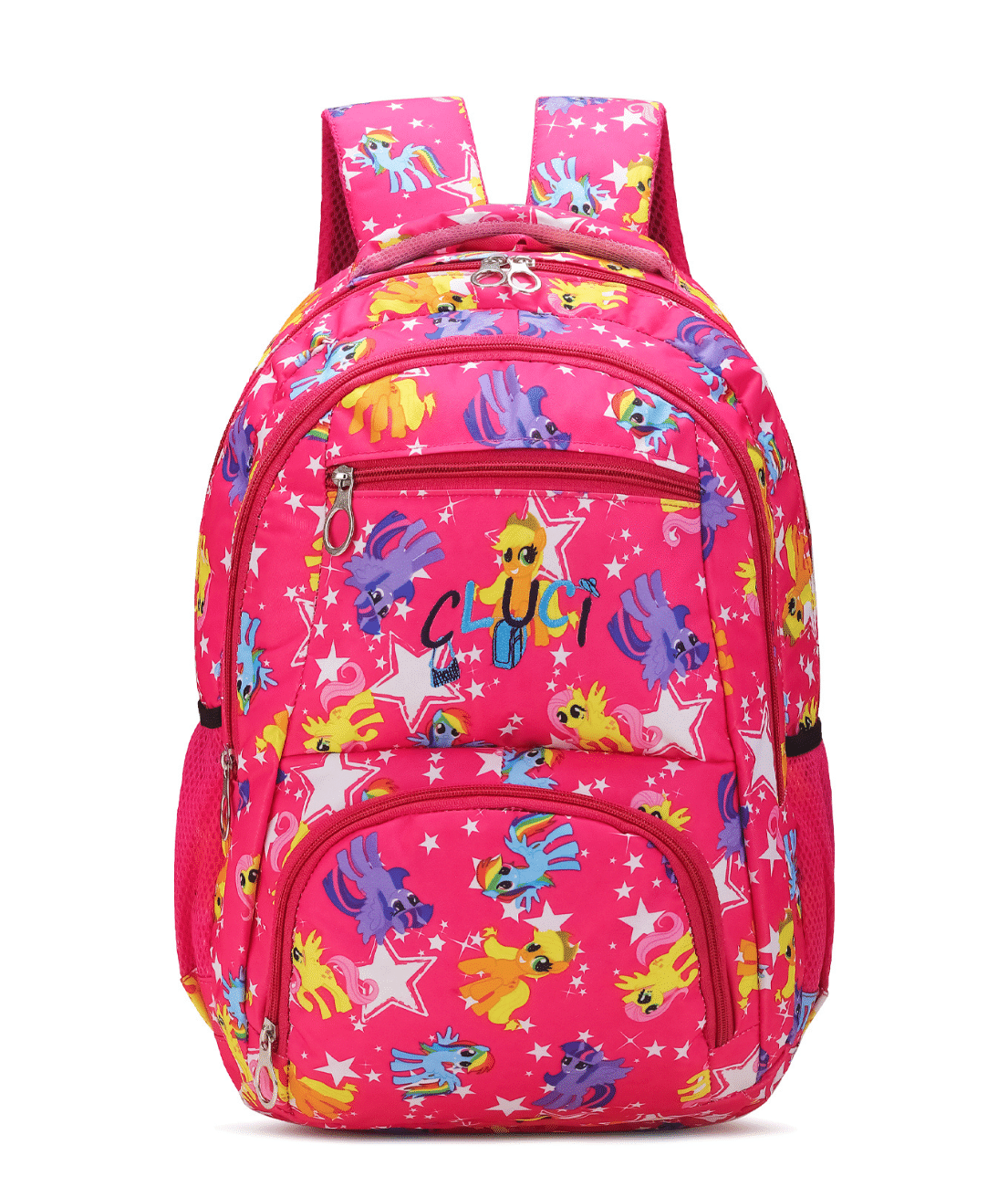 CLUCI Pink Polyester Backpack For Kids CLUCI Pink Polyester Backpack For Kids
