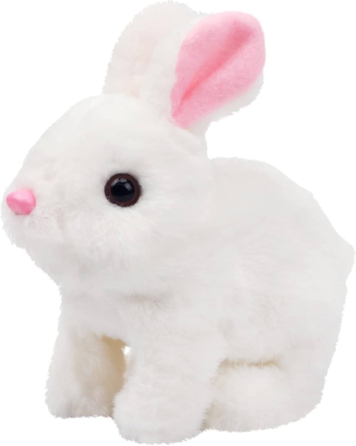     			Hopping Walking Bunny Toy with Sounds, Jumping Rabbit Wiggling Ears, Twitching Mouth and Nose, Educational Interactive Bunny Rabbit Toy for Baby Kids