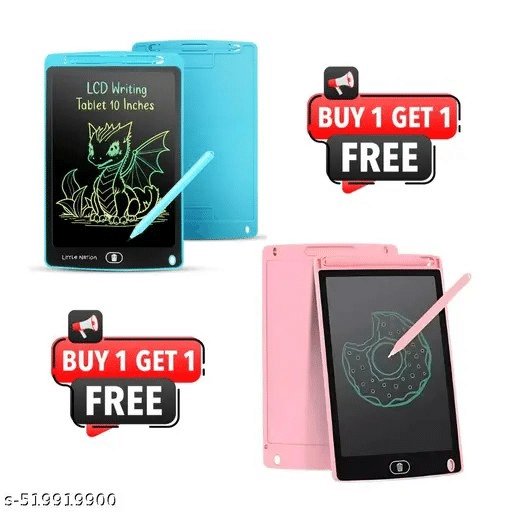 (Pack of 2) Re-Writable LCD Writing Tablet – 8.5 Inch Digital Drawing & Handwriting Pad for Kids & Adults | Reusable Electronic Notepad (Multicolor) (Pack of 2) Re-Writable LCD Writing Tablet – 8.5 Inch Digital Drawing & Handwriting Pad for Kids & Adults | Reusable Electronic Notepad (Multicolor)