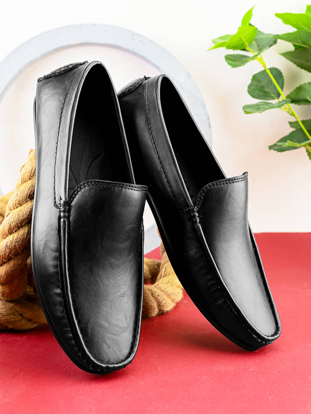 Prolific PG-FM311-Re Black Men's Slip-on Shoes - Casual Shoes | Buy online on ZillyBuy
