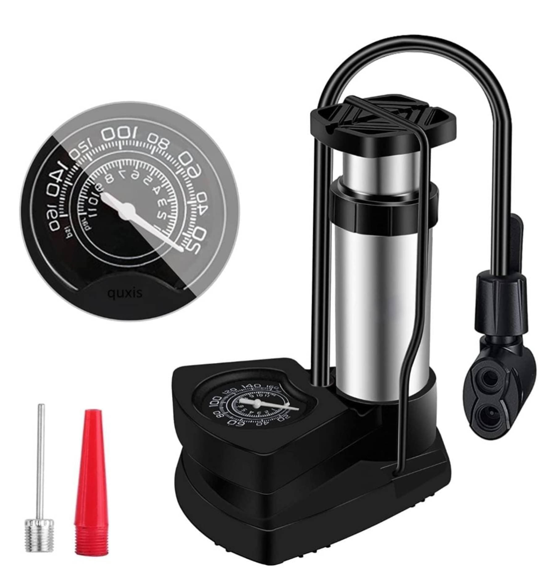     			QitmirMKT High Pressure Foot Air Pump - Foot Pump Motorbikes & Bicycles ( Pack of 1 )