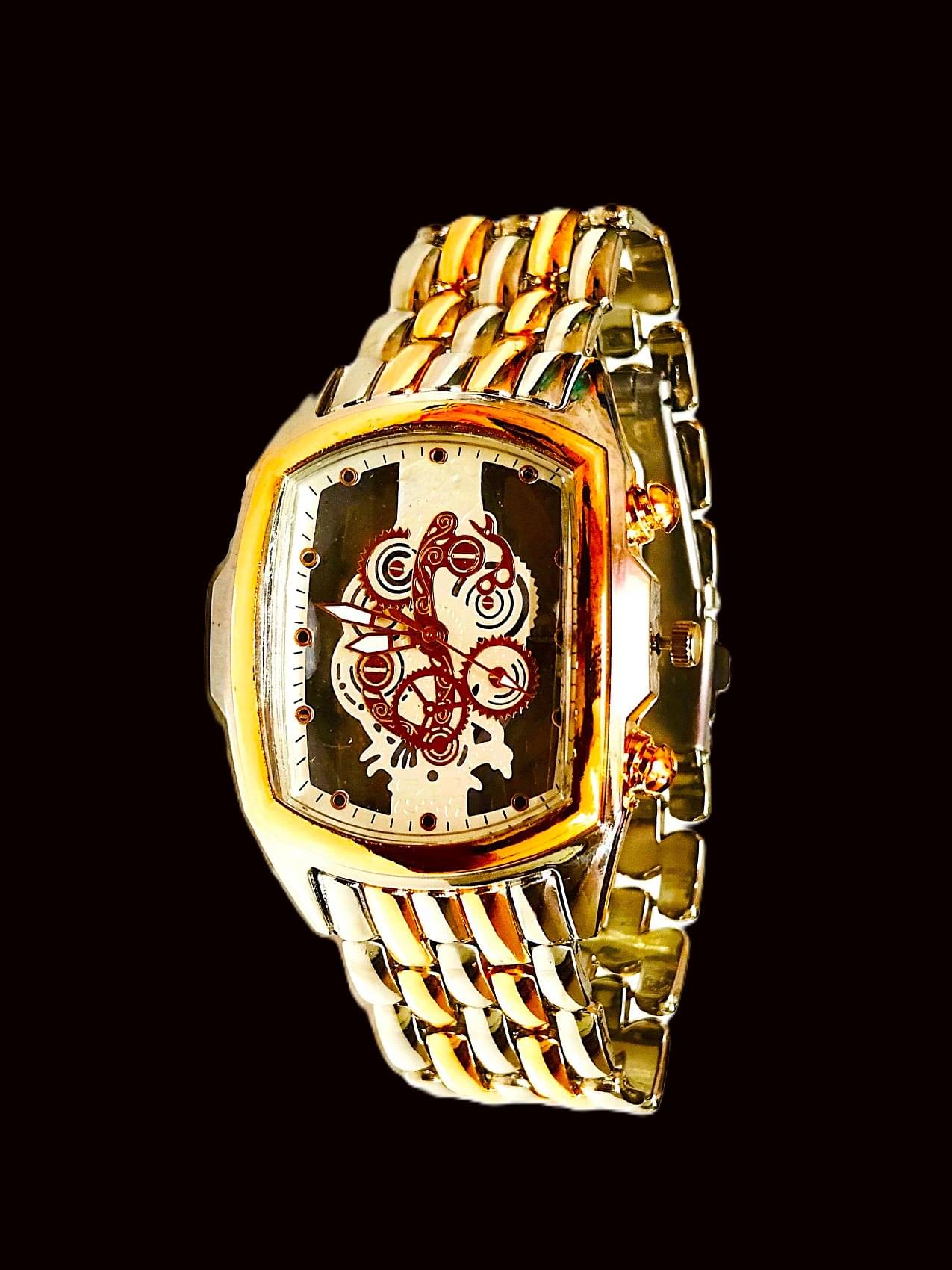     			Renaissance Traders Multicolor Metal Analog Men's Watch