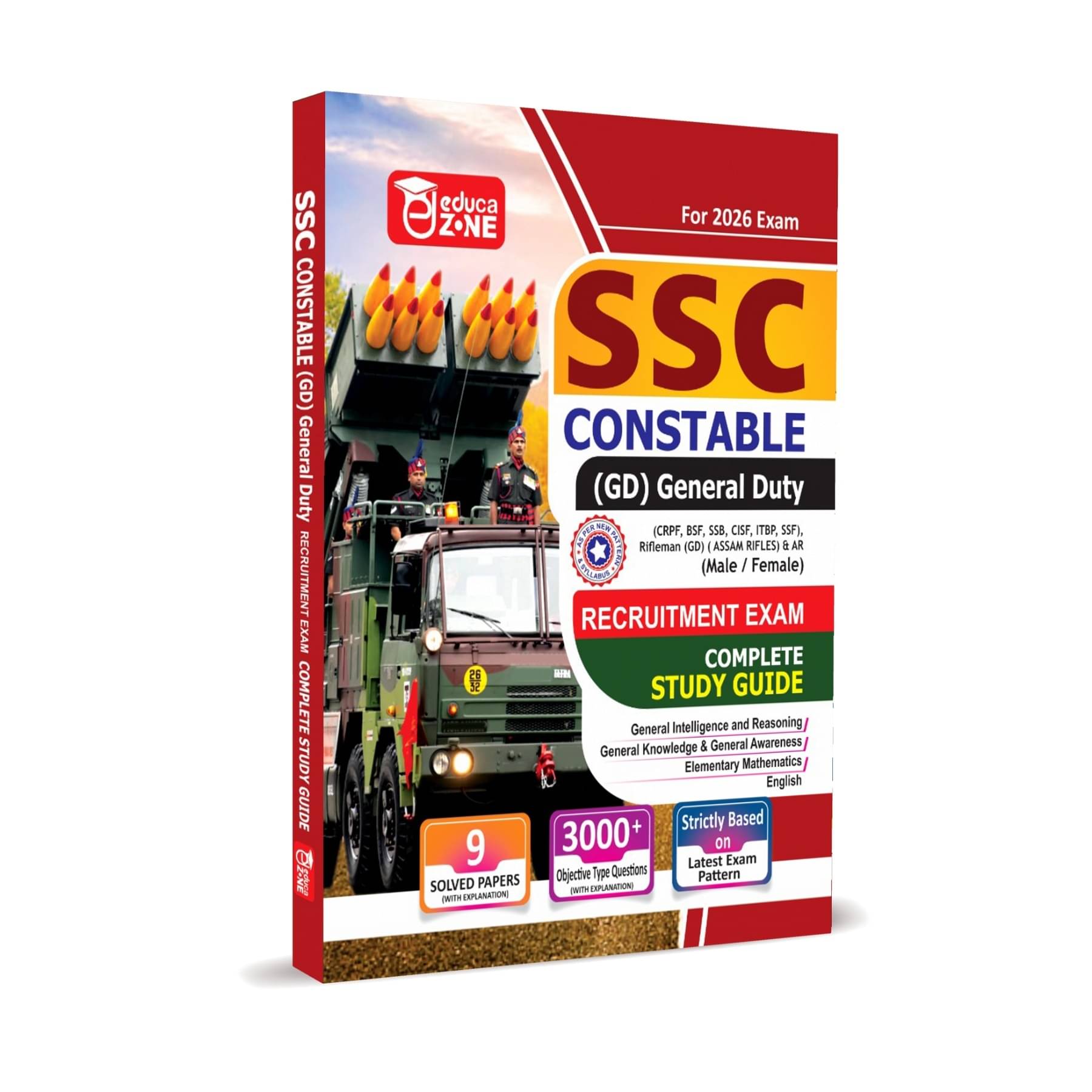 SSC GD Constable Recruitment Exam Complete Study Guide Book With Solved Papers For 2026 Exam SSC GD Constable Recruitment Exam Complete Study Guide Book With Solved Papers For 2026 Exam