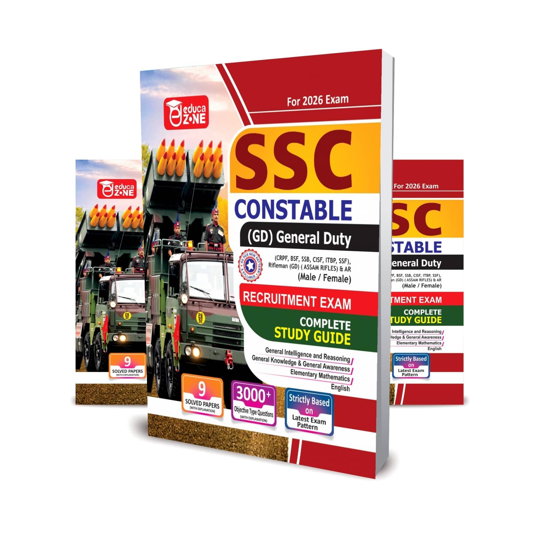     			SSC GD Constable Recruitment Exam Complete Study Guide Book For 2026 Exam