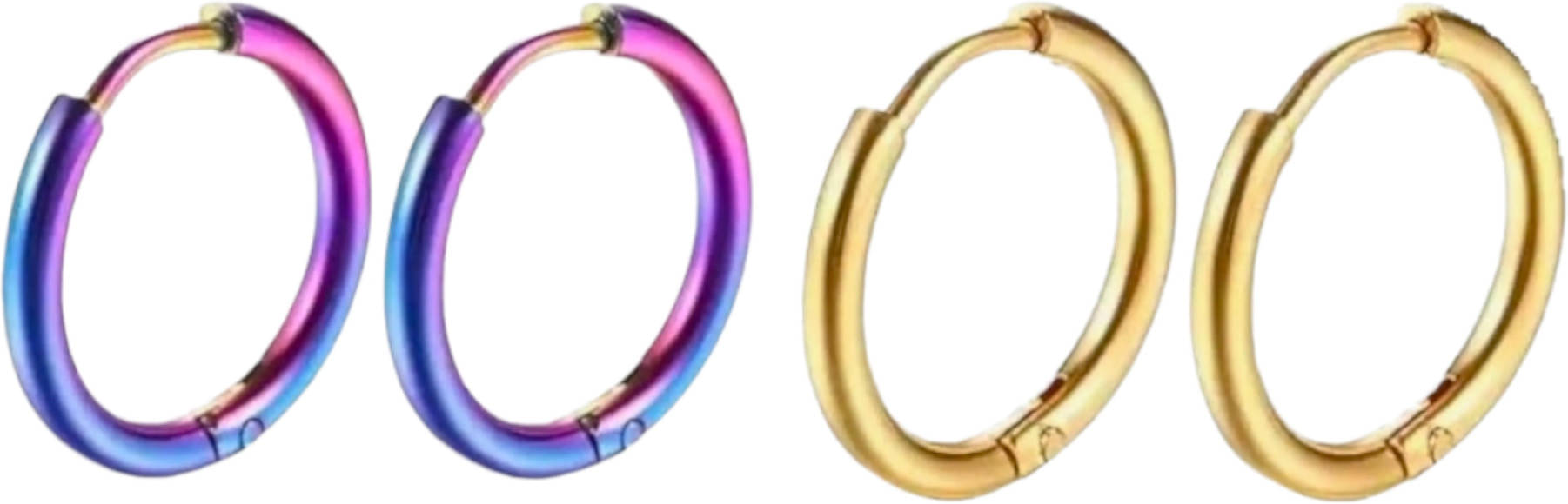     			Shree Ju Multicolor Bali Earrings ( Pack of 2 )