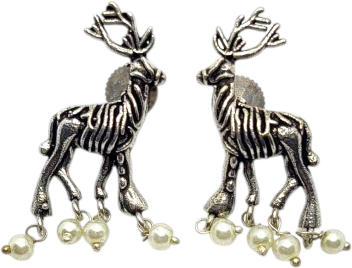     			Shree Ju Silver Stud Earrings ( Pack of 1 )